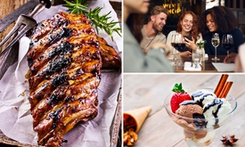 Spareribs à volonté + koffie + nagerecht bij Amadeus