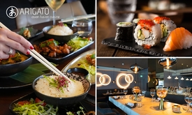 4-gangendiner bij Arigato Asian club