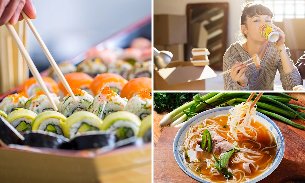 2-gangen sushidiner voor 2 (afhaal of thuisbezorgd)