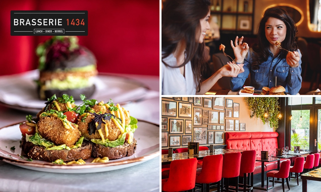 2-gangen keuzelunch bij Brasserie 1434