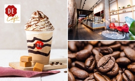 2 koffies to go bij Douwe Egberts Café