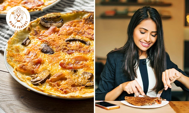 Onbeperkt pannenkoeken vlak bij CS Amsterdam