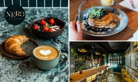 Luxe ontbijtplank of yoghurt met toppings + warme drank