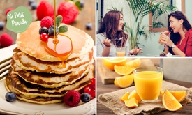 Ontbijt naar keuze + koffie + jus bij Petit Paradis