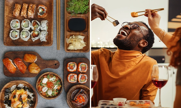 Sushibox naar keuze voor afhaal (20, 24 of 48 stuks)