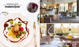 3-gangendiner of -lunch + aperitief + amuse bij Restaurant Molenvijver
