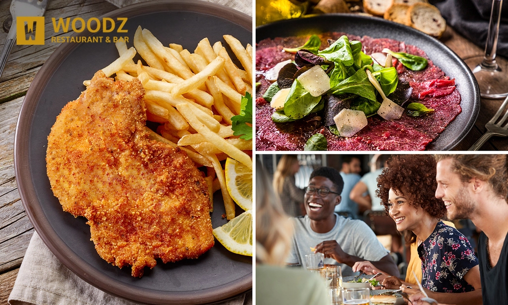Wandelarrangement of 3- of 4-gangendiner bij Restaurant Woodz 