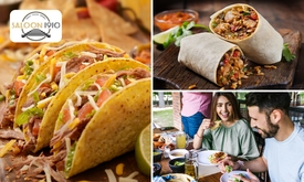 Voor afhaal of dine-in: taco('s) en/of burrito('s) + drankje