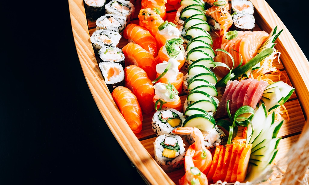2-gangen sushimenu voor afhaal bij Temaki